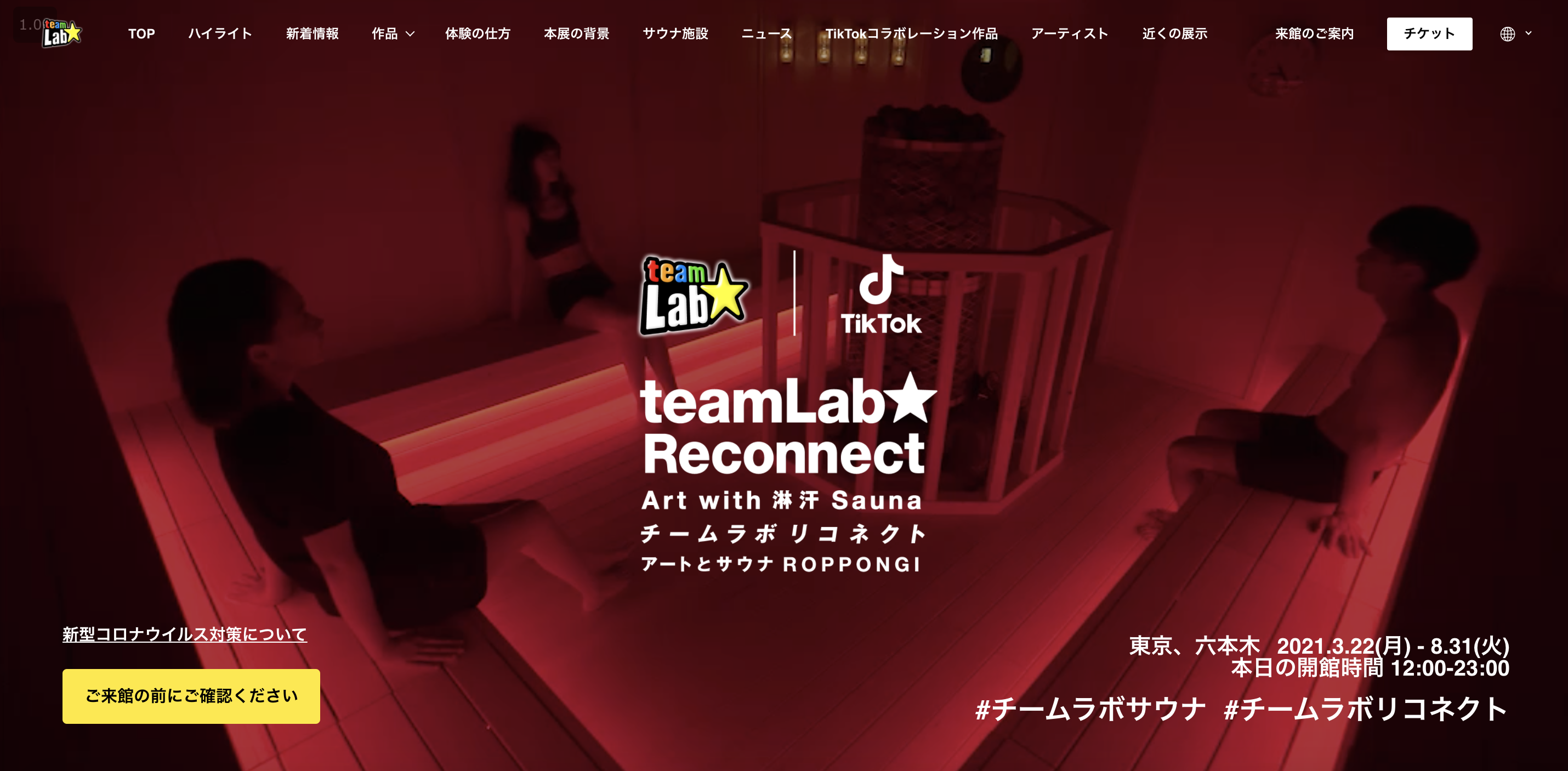 チームラボのサウナ冷水アート浴 六本木はアート鑑賞として最高だった 体験レポート 感想